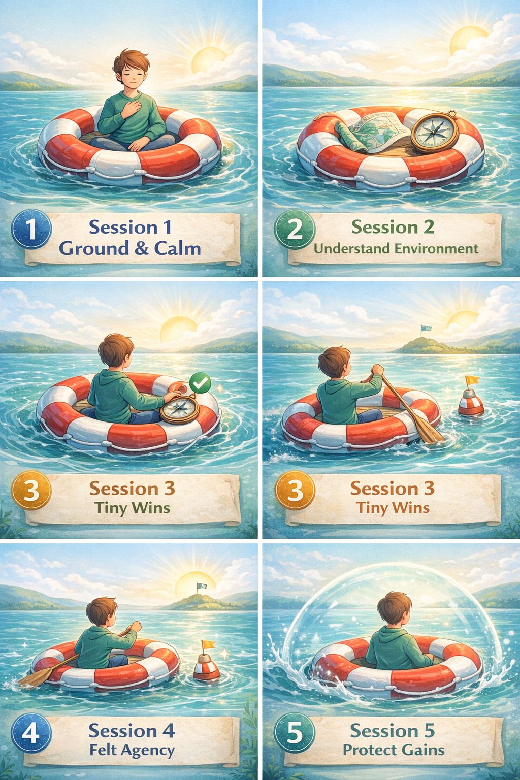 Free Life Raft Course: Navigate Stress, Find Stability