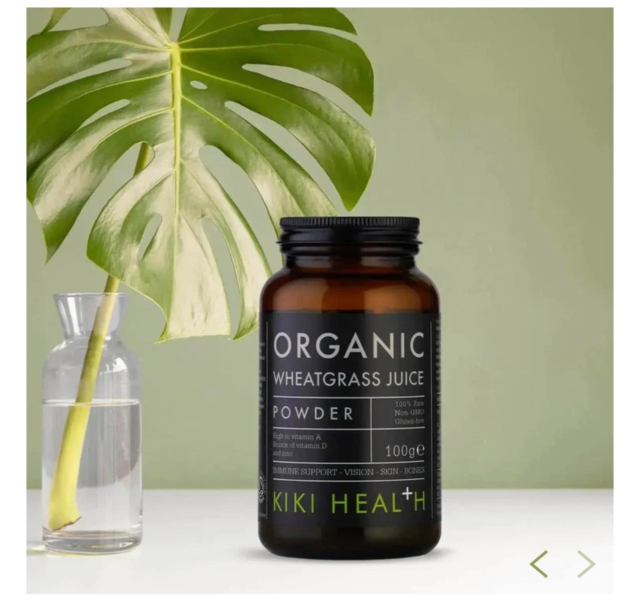 Wheatgrass Juice Powder, Organic - 100g