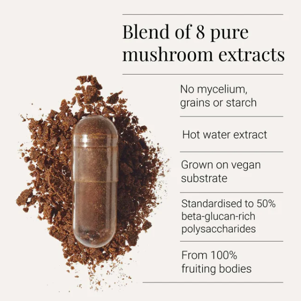 Multi-Mushroom Extract Blend Tincture, Organic - 50ml