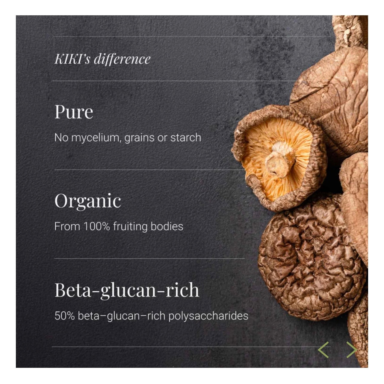 Shiitake Extract, Organic - 60 Vegicaps
