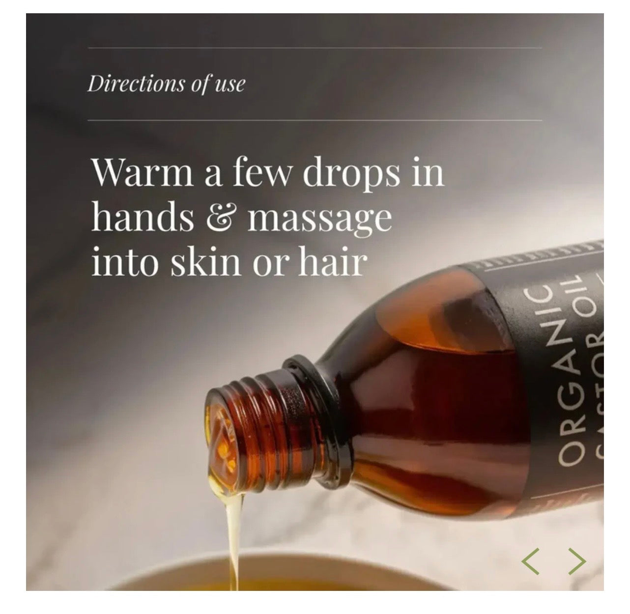 Castor Oil, Organic - 250ml