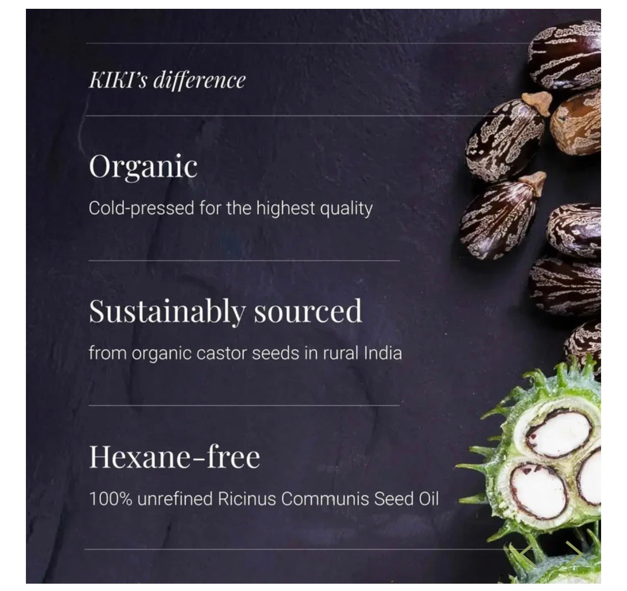 Castor Oil, Organic - 250ml