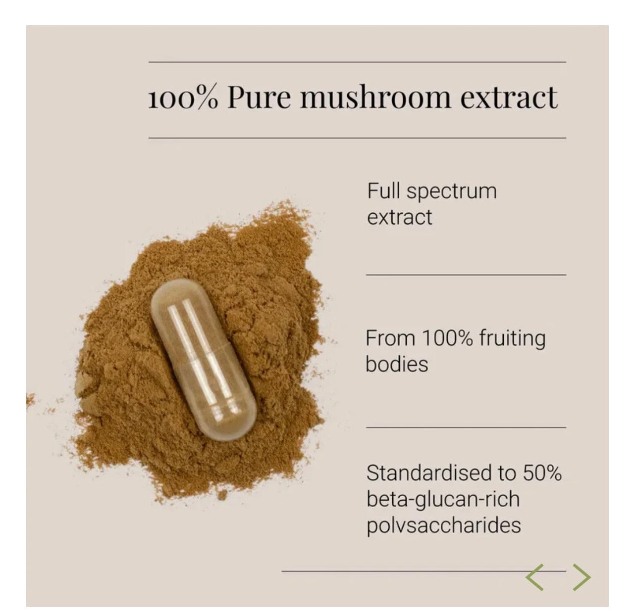Maitake Extract, Organic - 60 Vegicaps