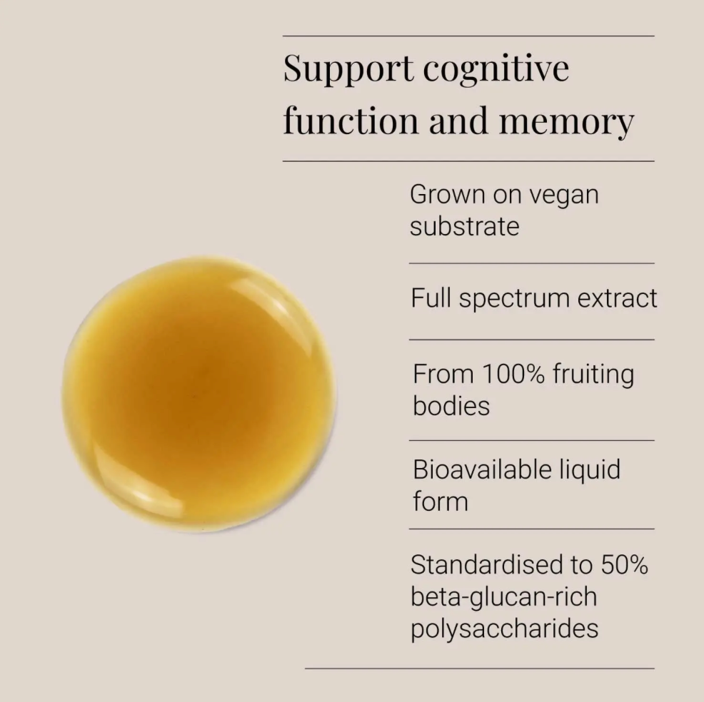 Lion's Mane Extract Tincture, Organic - 50ml