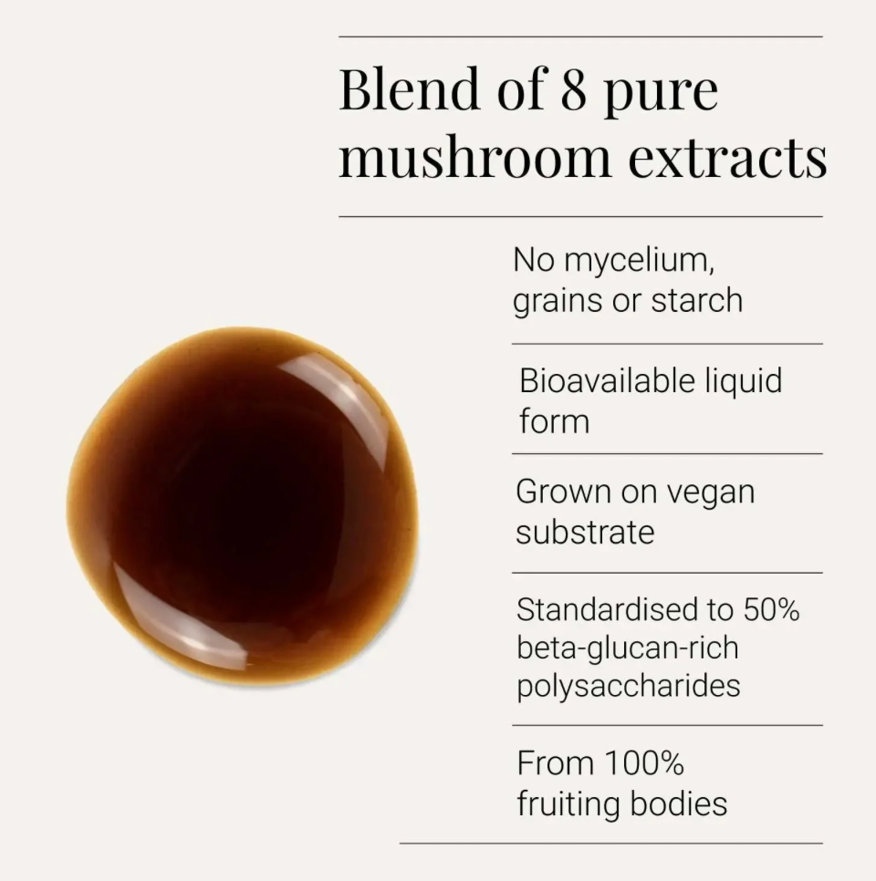 Multi-Mushroom Extract Blend Tincture, Organic - 50ml